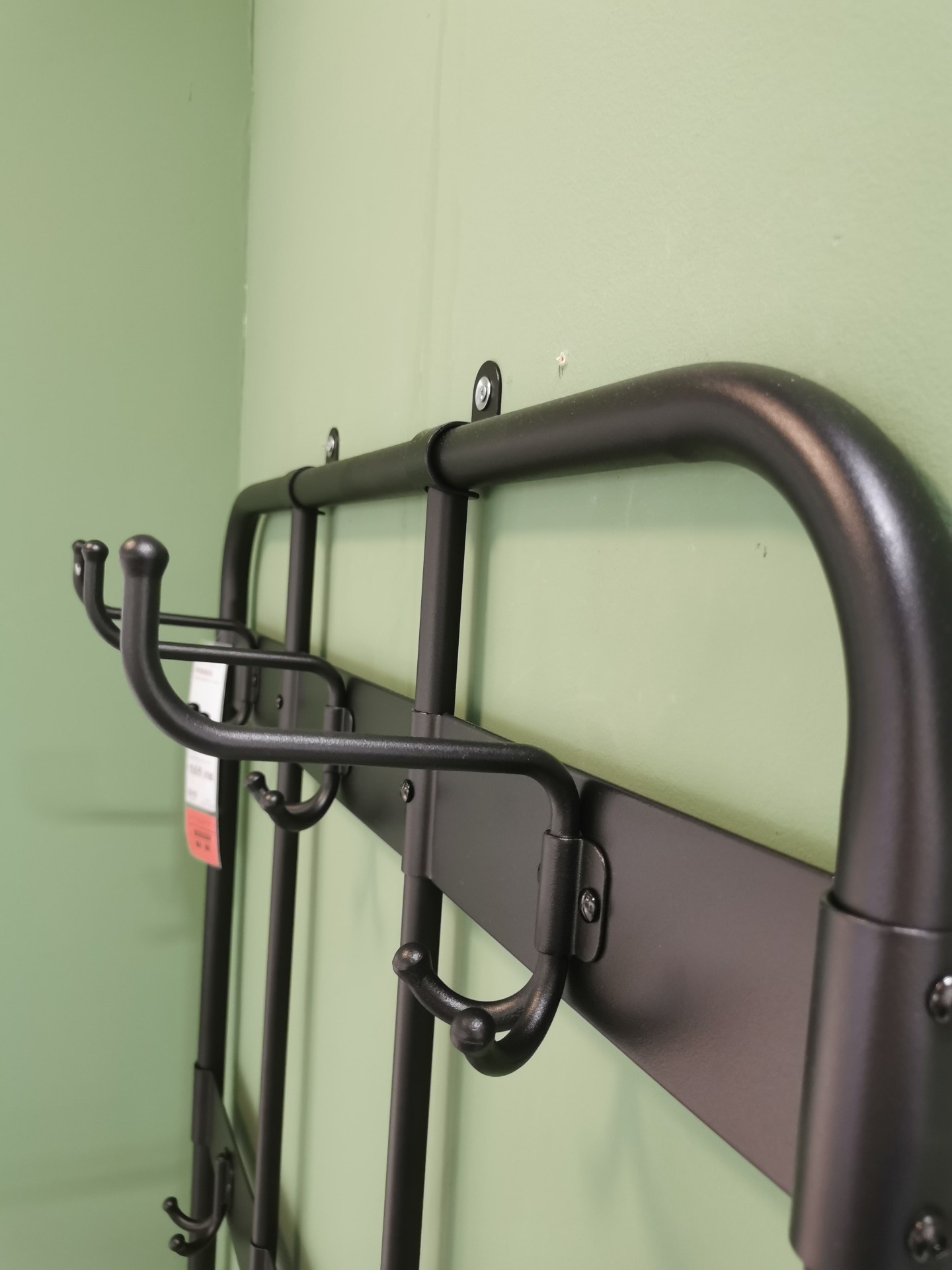 PINNIG Coat rack with shoe storage bench from IKEA